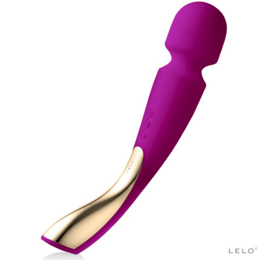 Bagheta de Masaj, Lelo - Smart Wand 2, 10 Moduri de Vibratie, Negru