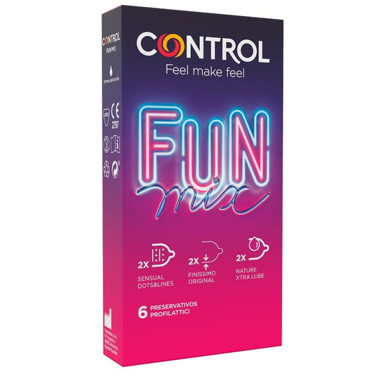 Prezervative Mix, CONTROL - Feel Fun Mix, 6 Bucati