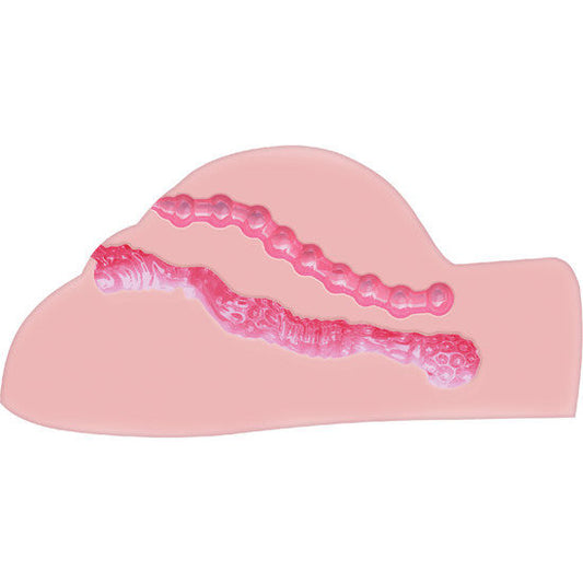 Masturbator cu Vibrator, ACT - Fat Ass Fucker, Orificii Vaginale si Anale, TPR, 19,5 cm
