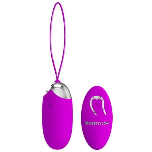 Vibrator Ou cu Telecomanda, PRETTY LOVE - Berger, 12 Functii, Silicon, Reincarabil