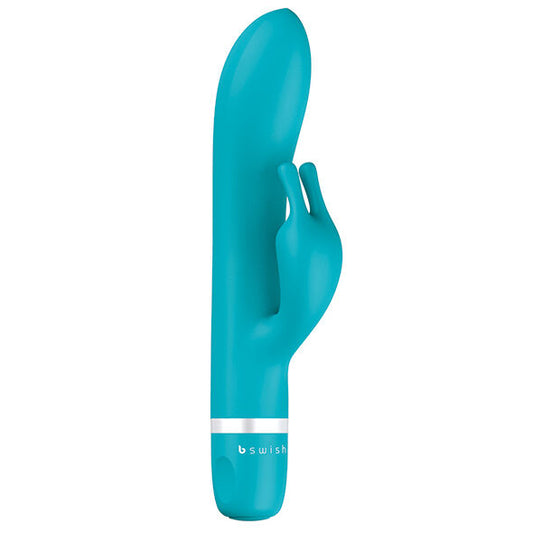 Vibrator Rabbit, B SWISH - Bwild Classic Bunny, 5 Functii, Silicon, Jade, 15,24 cm