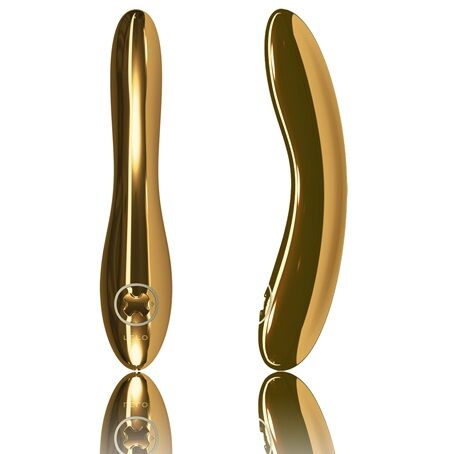 Vibrator, Lelo - Inez 24K Gold, 100% Reincarcabil, Auriu
