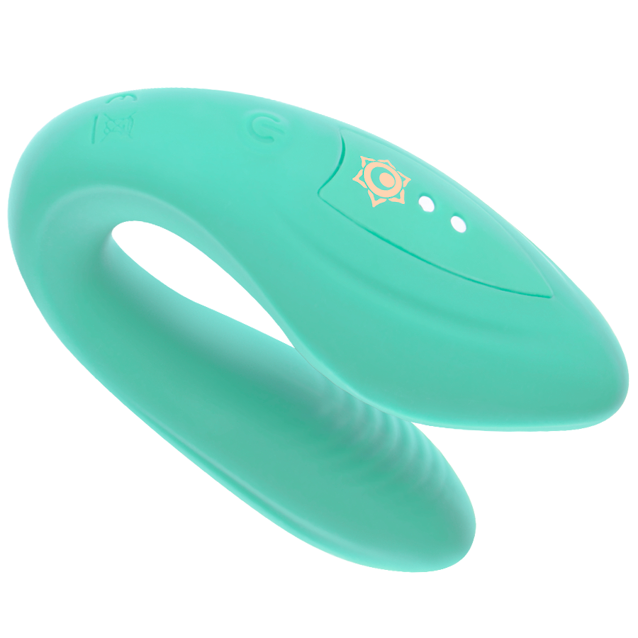Vibrator pentru Cupluri, Rithual - Kama, cu Telecomanda, Azabache