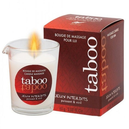 Lumanare Masaj pentru El, RUF - Taboo Jeux Interdits, Aroma Lichen Salbatic, 60 g