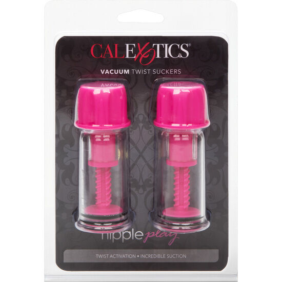 Cupa de Aspiratie pentru Sfarcuri, CalExotics - Twist, Aspiratie Reglabila, Roz