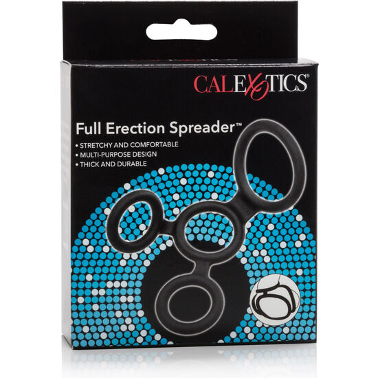 Inel Penis Fara Vibratie, CalExotics - Elastic si Confortabil, Set Inele 3.75/3.25/5 CM