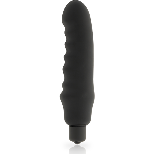 Vibrator Classic, DOLCE VITA - Genius, Silicon, 7 Programe, Negru, 15 cm