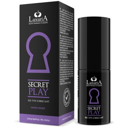 Lubrifiant pe Baza de Apa pentru Jucarii, INTIMATELINE LUXURIA - Secret Play, 30 ml
