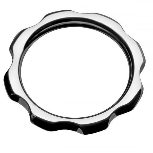 Inel pentru Penis si Testicule, METAL HARD - Metal Torque Ring, Otel, 50 mm