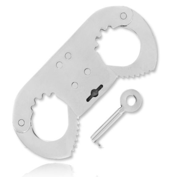 Catuse pentru Degete, Metal Hard - Metal Thumb Cuffs, Otel Inoxidabil, D - Interior 2 x 1.5 CM