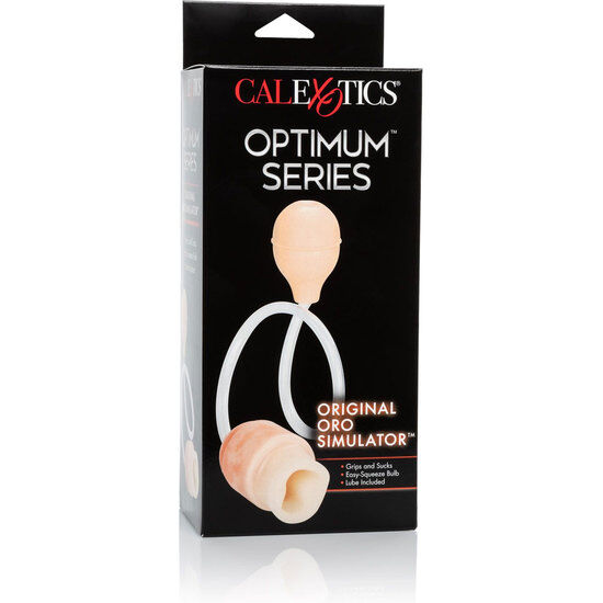 Masturbator Masculin, CalExotics - Original Oro CM, cu Pompa de Aer si Suctiune, Auriu