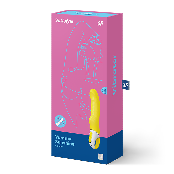 Vibrator, Satisfyer - Yummy Sunshine, Stimulare Punct G, Galben