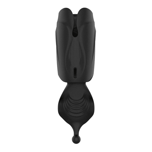 Masturbator Reincarcabil cu Stimulator Glans, JAMYJOB - 9 Moduri Vibratii, Silicon Medical
