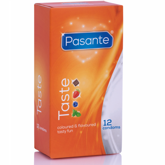 Prezervative cu Arome, PASANTE - Taste, 12 Bucati