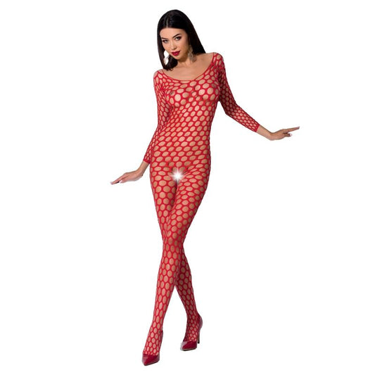 Bodystocking Plasa, PASSION - Model BS077, cu Deschidere Entrepiernas, Marime Unica