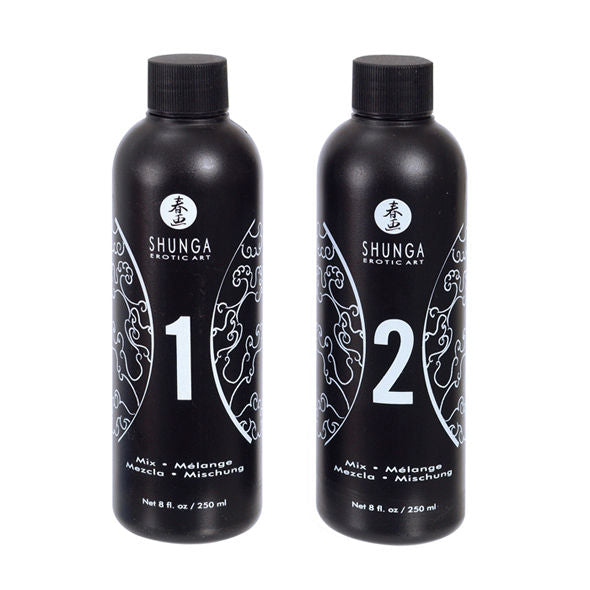Gel de Masaj Erotic Oriental, Shunga - Body To Body, Kit 4 Litri, 2 x 250 ML / Capsuni si Cava