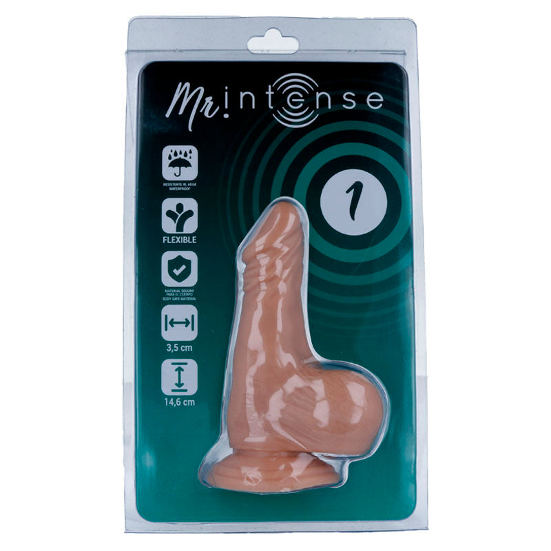 Dildo, Mr Intense - Realistic, cu Ventuza, 14.6 x 3.5 CM