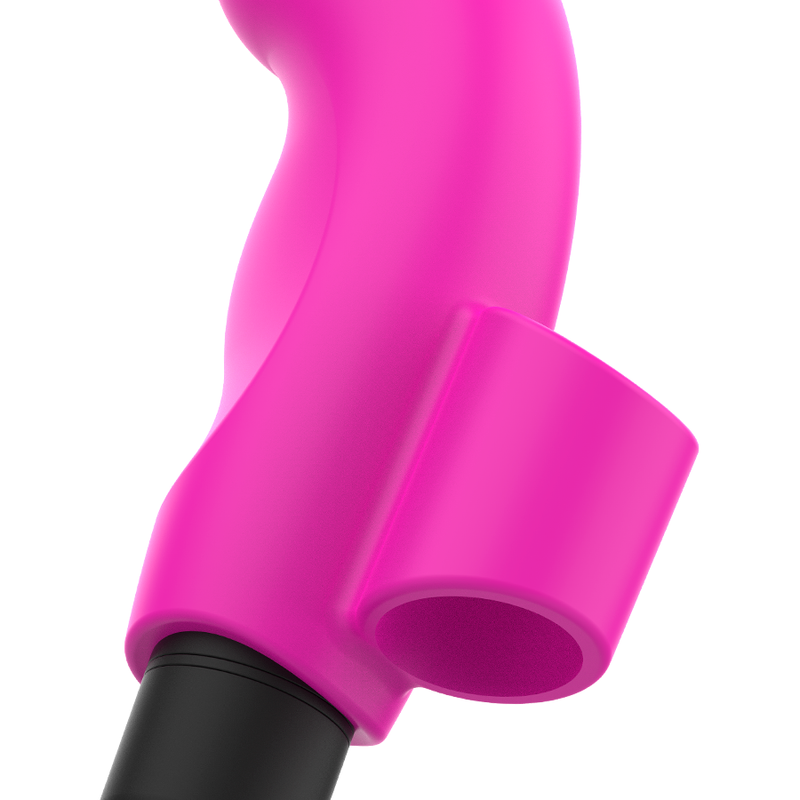 Vibrator de Deget, Ohmama - Thimble, Rezistent la Apa IPX6, Neon Roz Xmas Edition