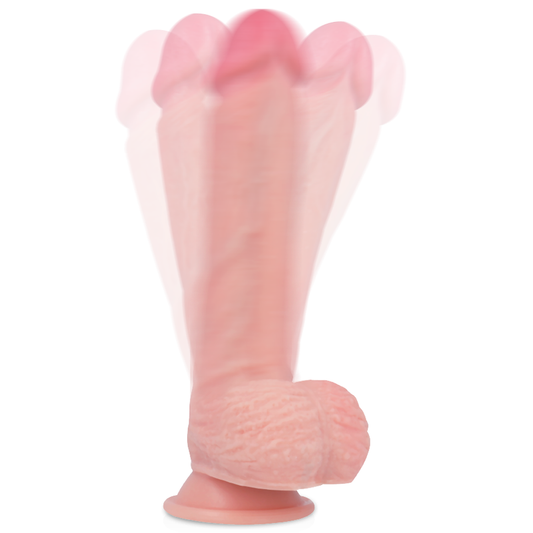 Dildo Realist Rotativ cu Vibratii, ROCKARMY - Hawk, Silicon, 22 cm, 4,6 cm