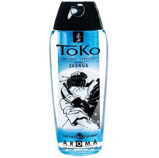 Lubrifiant pe Baza de Apa cu Aroma, SHUNGA - Toko Aroma Fructe Exotice, 165 ml