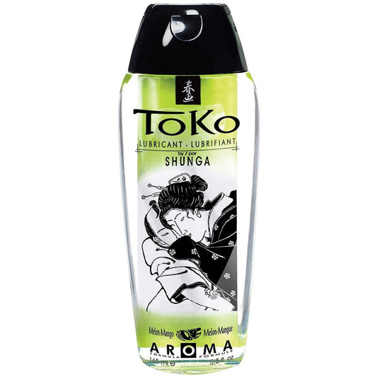Lubrifiant pe Baza de Apa cu Aroma, SHUNGA - Toko Aroma Pepene si Mango, 165 ml