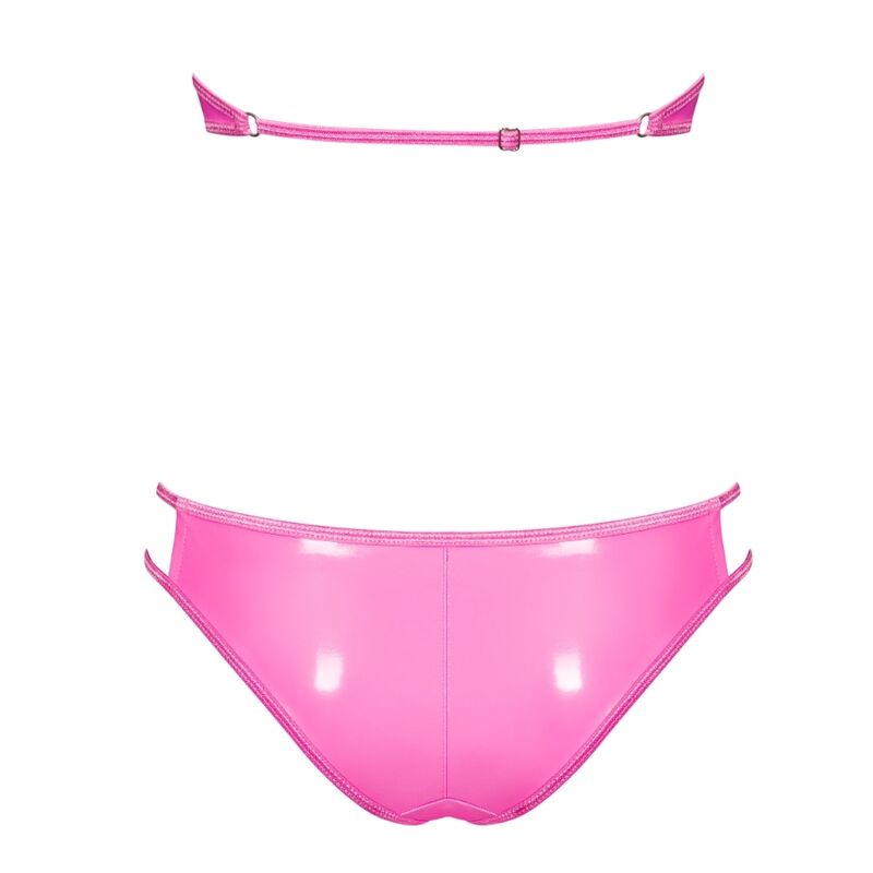 Set Bikini, Obsessive - Lollypopy, Imitatie Latex, S/M Roz