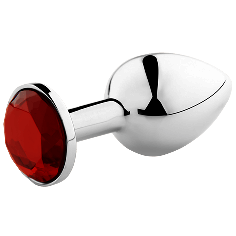 Plug Anal, Secretplay, Aluminiu Ultra Neted, Marime L Rosu