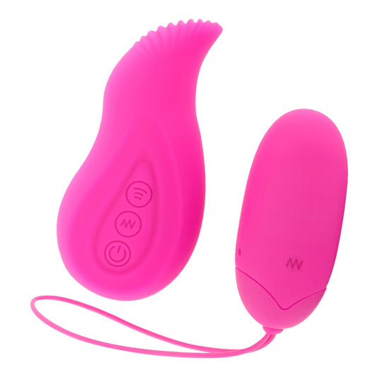 Stimulator Clitoris cu Telecomanda, MORESSA - Edgar Premium Silicon Medical, Set 2 Piese