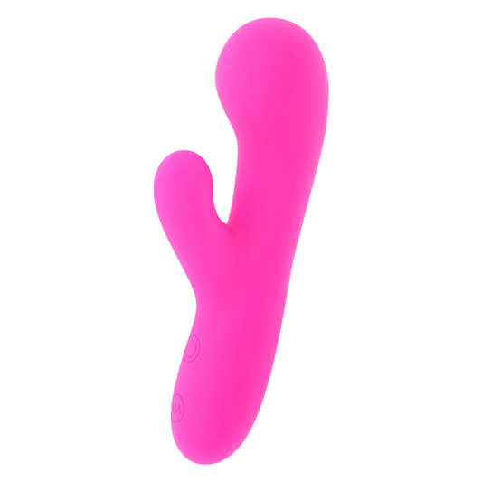 Vibrator Rabbit, MORESSA - Jerry Premium Silicon Medical Reincarcabil, 30 Moduri, 15 cm