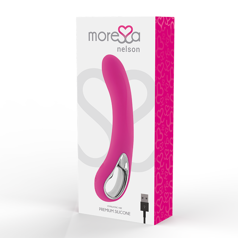 Vibrator, Moressa - Nelson, Reincarcabil USB, 200 x 35 mm