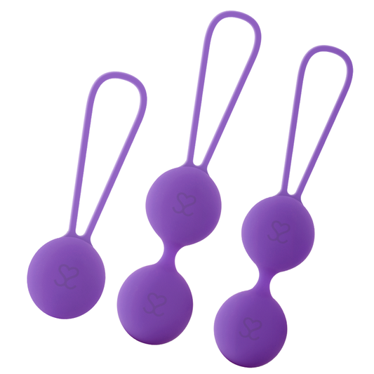 Bile Chinezesti Premium, MORESSA - Osian Set, Silicon, Lila