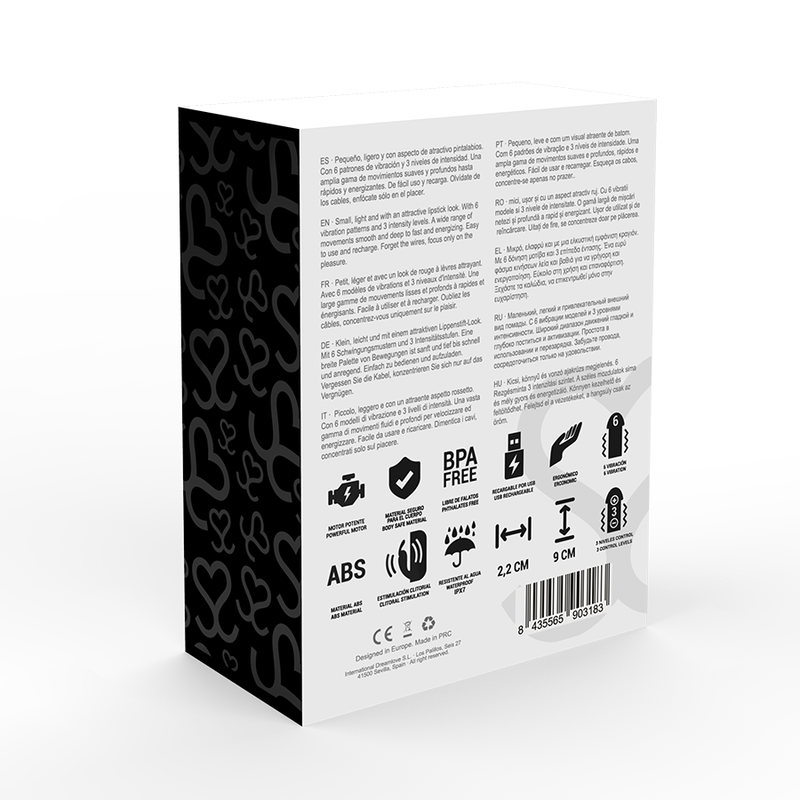 Vibrator Stimulator, Moressa - Ivy Travel, Reincarcabil USB, Negru