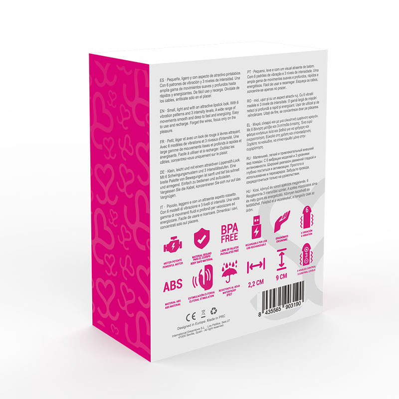 Vibrator Stimulator, Moressa - Ivy, Silicon Medical Reincarcabil USB IPX7, Travel Roz