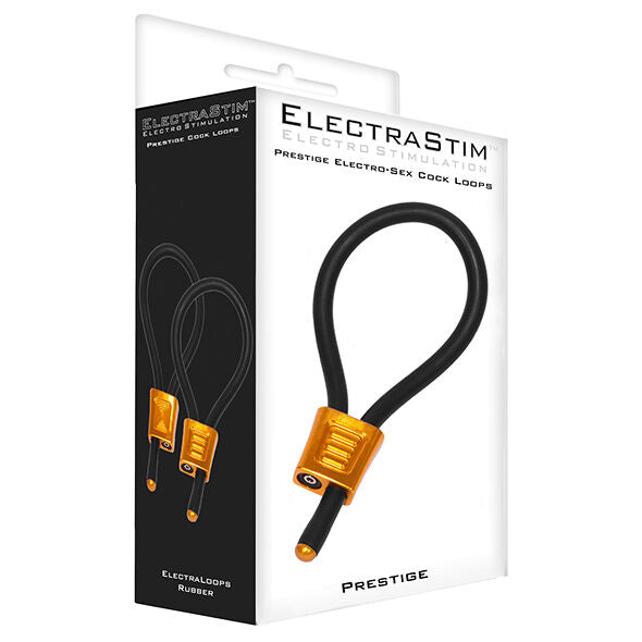 Set Inele Penis de Electrostimulare, ElectraStim - Cauciuc Conductiv 6,5 mm, Gold