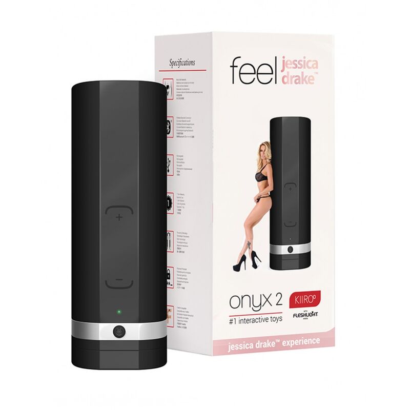 Masturbator Teledildonic, Kiiroo - Onyx+, Interactiv cu Sincronizare Video, Jessica Drake Experience