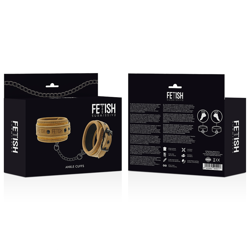 Catuse Glezne, Fetish Submissive - Origen, Piele Vegana cu Captuseala din Neopren