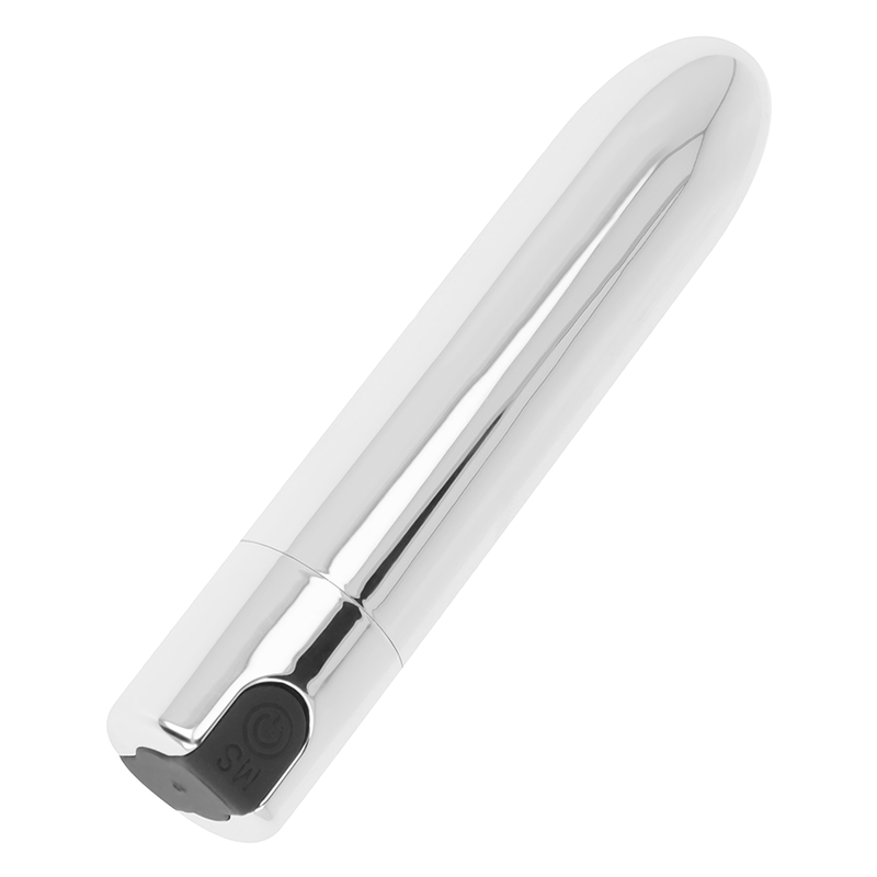 Vibrator Bullet, Ohmama - Silver, 10 Moduri de Vibratie, 9.5 CM