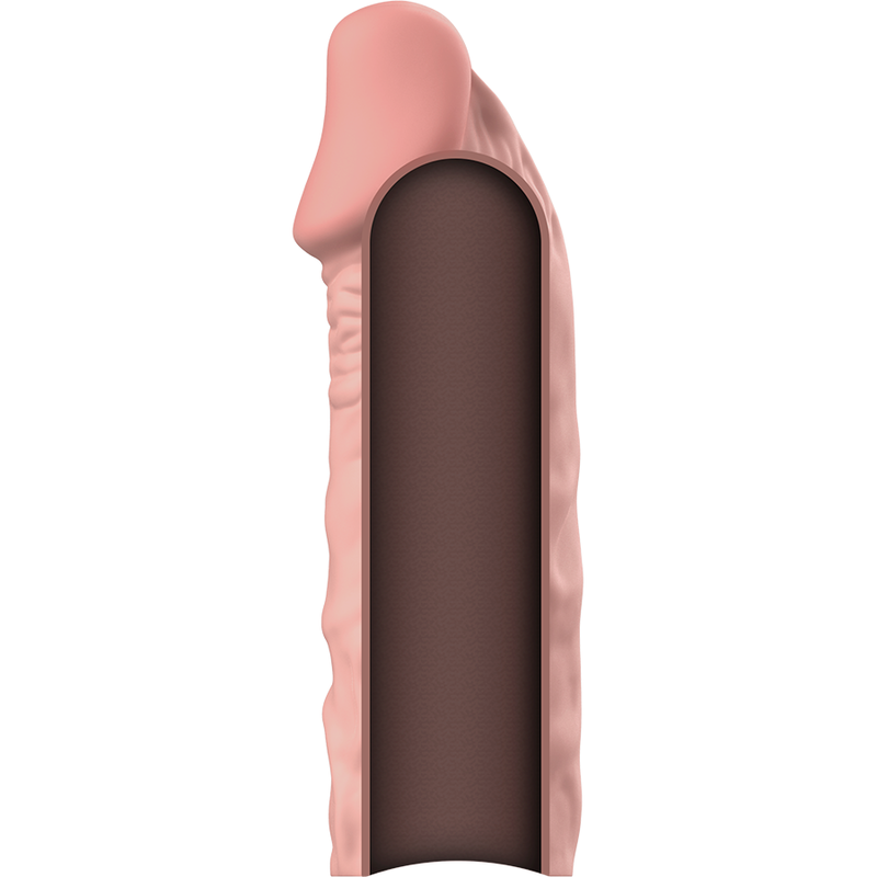 Extensie Penis, VirilXL - Liquid Silicone V5, Silicon Medical, Natural 11 CM