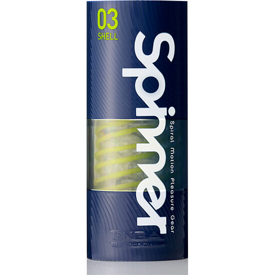 Masturbator, Tenga - Spinner 03 Shell, Rotativ cu Spirala