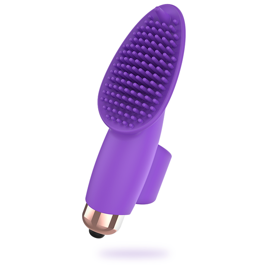 Stimulator Deget cu Vibratii, WOMANVIBE - Aisha Silicon, 1 Viteza, 9 cm
