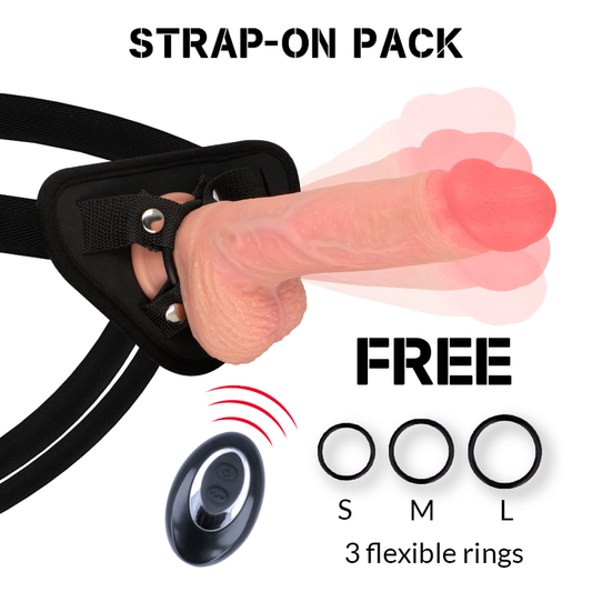 Ham cu Dildo, ROCKARMY - Apache Vibrator Silicon Lichid Premium Telecomanda, 20,5 cm -O- 4,62 cm