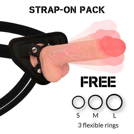 Ham cu Dildo Rotativ, ROCKARMY - Hawk Silicon Lichid, 22 cm -O- 4,6 cm