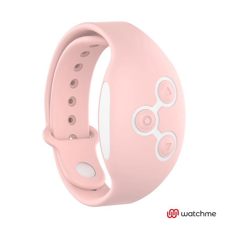 Vibrator pentru Cuplu, Wearwatch - Watchme Dual, cu Ceas Telecomanda, Turcoaz/Roz