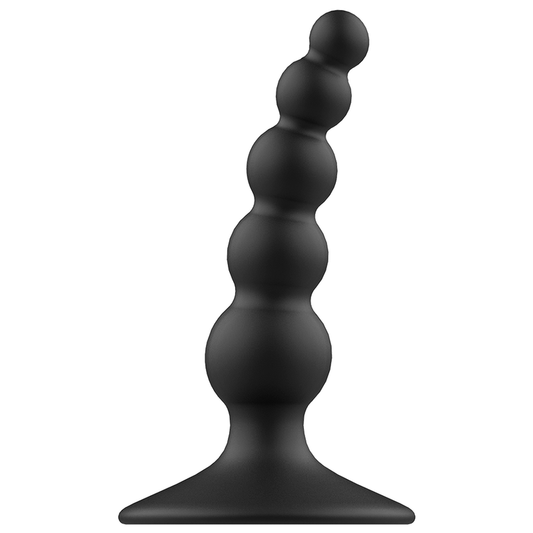 Dop Anal, ADDICTED TOYS - Silicon Medical, Negru, 10 cm