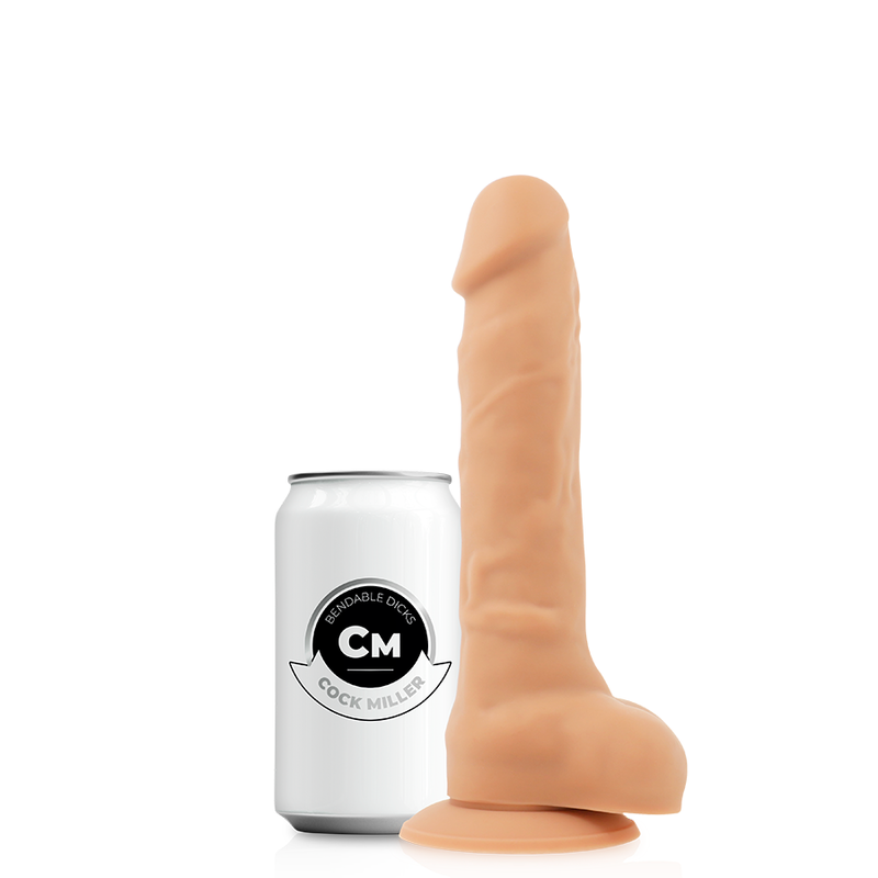 Pachet Dildo cu Ham, Cock Miller, Articulabil din Silicon Dublu Densitate, 19.5 x 3.7 CM