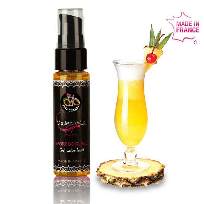 Lubrifiant pe Baza de Apa, Voulez-Vous, Aroma Pina Colada, 35 ML